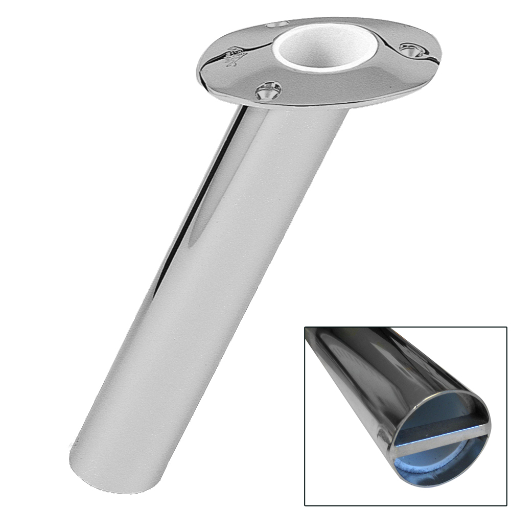 LEE'S 30 DEGREE SS FLUSH MOUNT BAR PIN ROD HOLDER MEDIUM