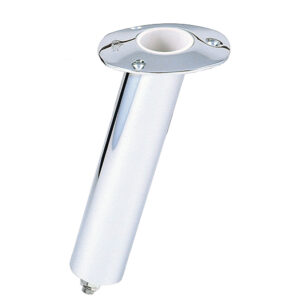 LEE'S 15 DEGREE SS FLUSH MOUNT SWIVEL BASE ROD HOLDER 2"X6.5"