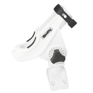 SCOTTY BAITCASTER/SPINNING ROD HOLDER WHITE W/ 241 MOUNT - Image 2