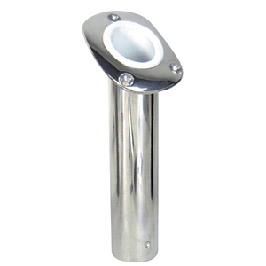 WHITECAP BLUEWATER 30 DEG S.S. FLUSH MOUNT ROD HOLDER 9-1/4" - Image 2