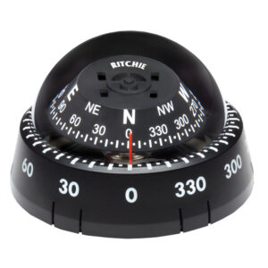 RITCHIE XP-99 KAYAKER COMPASS SURFACE MOUNT - BLACK
