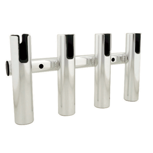 TACO 4 ROD HOLDER RACK BRUSHED ALUMINUM - Image 2
