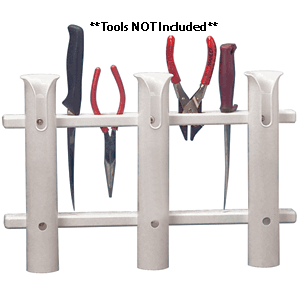 TACO 3 ROD POLY ROD RACK WHITE - Image 2