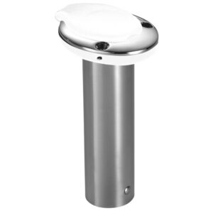 ATTWOOD STANDARD SERIES ROD HOLDER 0 DEGREE WHITE INSERT