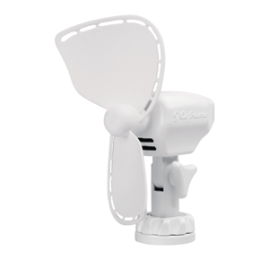 CAFRAMO ULTIMATE 24V 2-SPEED 7" FAN WHITE W/ LIGHER PLUG - Image 2