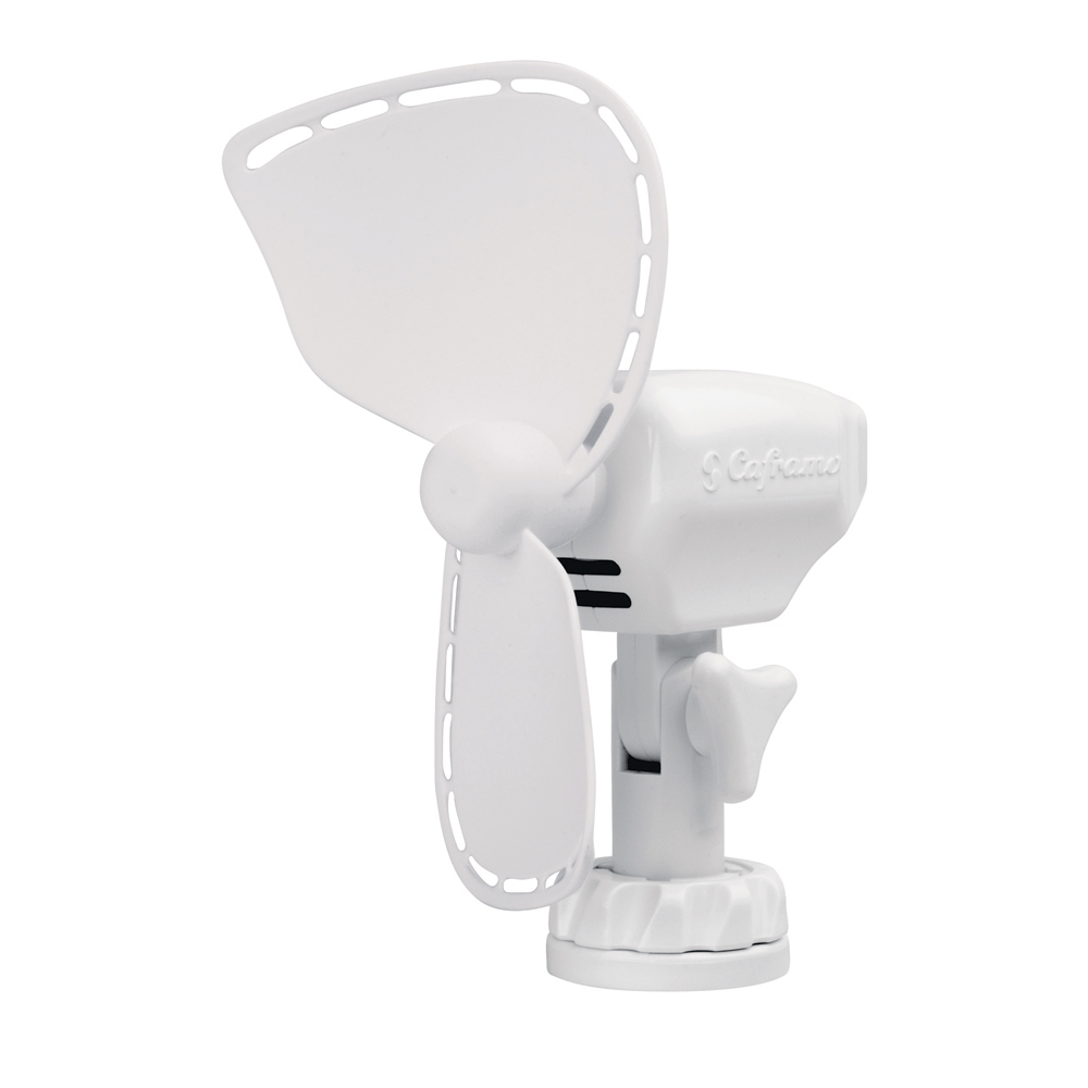CAFRAMO ULTIMATE 24V 2-SPEED 7" FAN WHITE W/ LIGHER PLUG