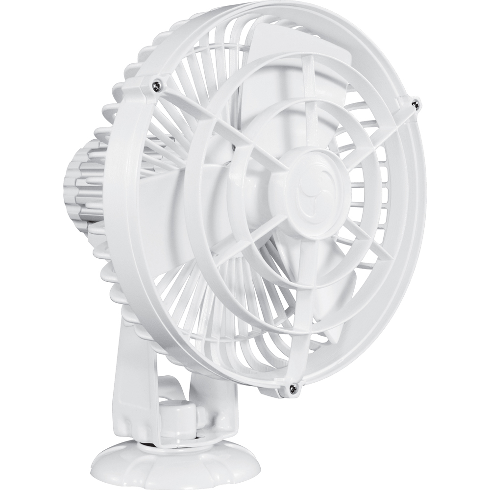 CAFRAMO KONA 12V 3-SPEED 7" WATERPROOF FAN WHITE