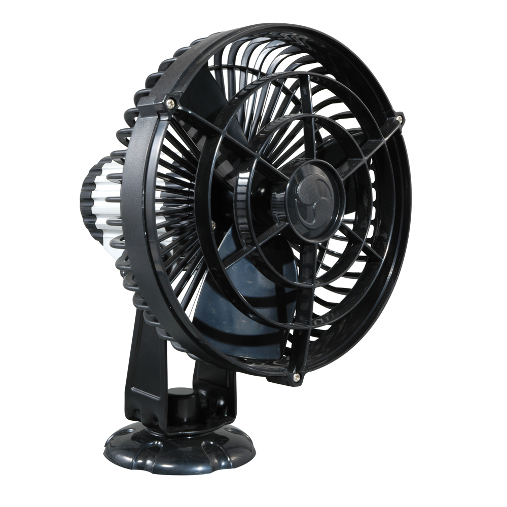 CAFRAMO KONA 12V 3-SPEED 7" WATERPROOF FAN BLACK