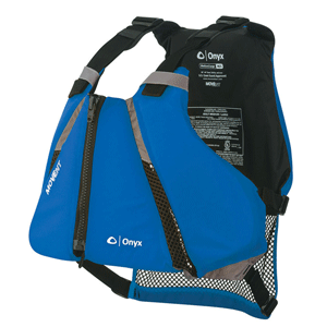 ONYX MOVEMENT CURVE PADDLE SPORTS LIFE VEST XS/S BLUE - Image 2