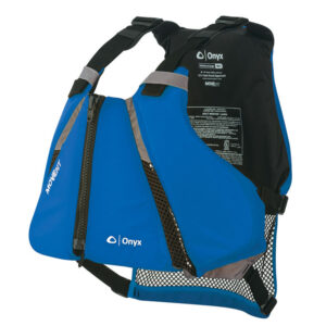 ONYX MOVEMENT CURVE PADDLE SPORTS LIFE VEST M/L BLUE