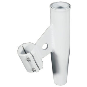 LEE'S CLAMP-ON ROD HOLDER WHT ALUMINUM VERTICAL PIPE SIZE #4