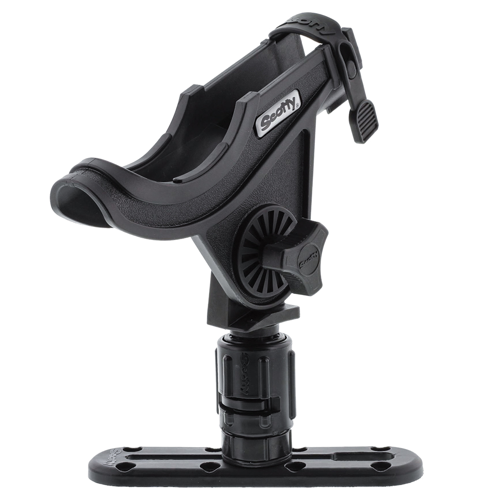 SCOTTY 282 BAITCASTER ROD HOLDER W/ GEARHEAD & 4" TRACK