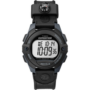 TIMEX EXPEDITION FULL PUSHER CAT BLACK CS BLACK STRAP