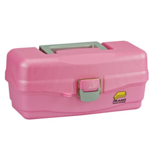 PLANO YOUTH PINK TACKLE BOX WITH LIFT OUT TRAY