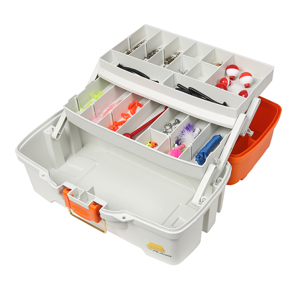 PLANO READY SET FISH TWO TRAY TACKLE BOX