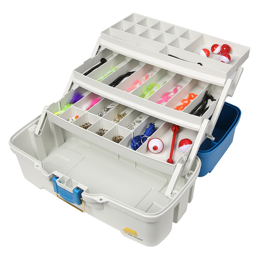 PLANO READY SET FISH THREE TRAY TACKLE BOX