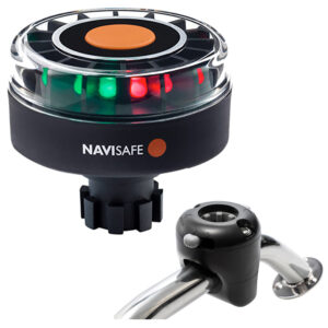 NAVISAFE NAVILIGHT TRICOLOR  KIT WITH RAIL MOUNT BLACK