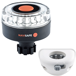 NAVISAFE WHITE NAVILIGHT WITH  WHITE VERTICAL MOUNT - Image 2
