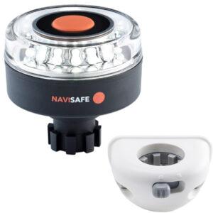 NAVISAFE WHITE NAVILIGHT WITH  WHITE VERTICAL MOUNT
