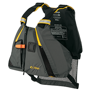 ONYX MOVEMENT DYNAMIC PADDLE SPORTS LIFE VEST M/L YELLOW - Image 2