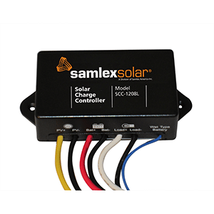 SAMLEX SCC-1208L 12V 8 AMPS SOLAR CHARGE CONTROLLER - Image 2