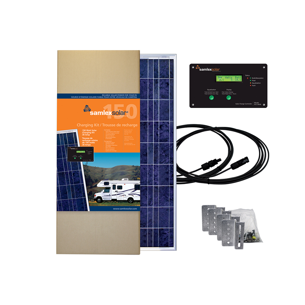SAMLEX SRV-150-30A 150W SOLAR CHARGING KIT