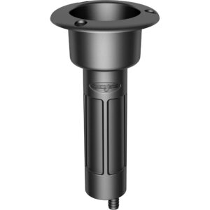 MATE SERIES PLASTIC ROD & CUP HOLDER O DEGREE DRAIN W/