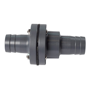FATSAC 1 1/18" BARBED IN-LINE CHECK VALVE WITH O-RINGS - Image 2