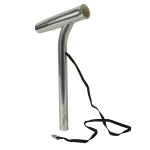CE SMITH OUTRIGGER ROD HOLDER W/LINER & STRAP ALUMINUM