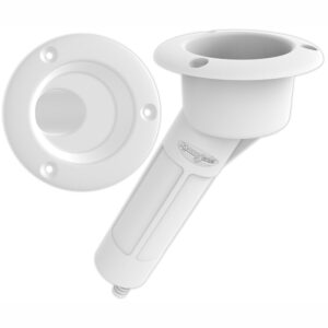 MATE SERIES PLASTIC ROD & CUP HOLDER 30 DEGREE DRAIN W/