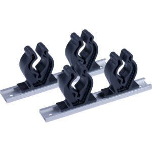SEA DOG ALUMINUM TRACK ROD HOLDER KIT 2 EA 7" TRACK