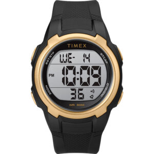TIMEX T100 BLACK/GOLD 150 LAP