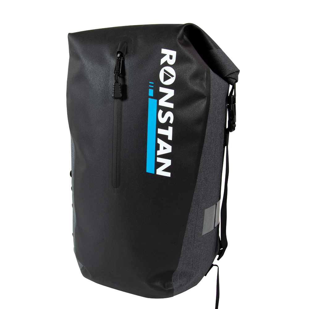 RONSTAN DRY ROLL TOP 30L  BACKPACK BLACK & GREY