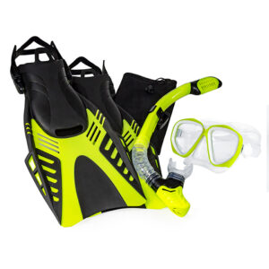 AQUA LEISURE DYNA 5-PIECE DIVE SET - ADULT SIZE M/L