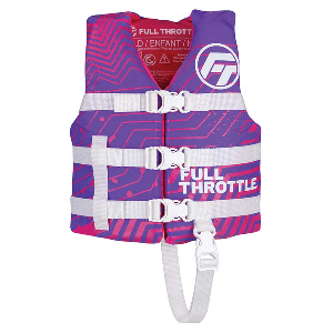 FULL THROTTLE CHILD NYLON LIFE JACKET - PURPLE - Image 2