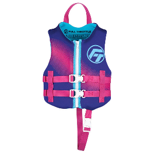 FULL THROTTLE CHILD RAPID DRY LIFE JACKET - PURPLE - Image 2