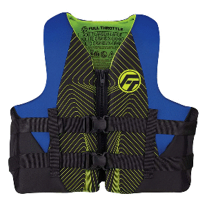 FULL THROTTLE ADULT RAPID DRY LIFE JACKET L/XL - BLUE/BLACK - Image 2