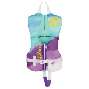 FULL THROTTLE INFANT RAPID DRY FLEX-BACK LIFE JACKET - AQUA