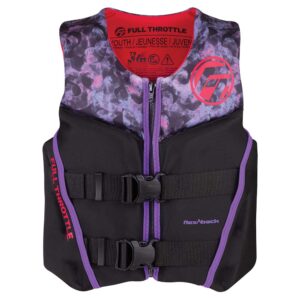 FULL THROTTLE YOUTH RAPID DRY FLEX-BACK LIFE JACKET
