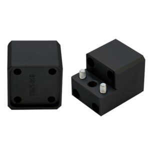 PTM EDGE BOARD RACK MOUNT - 4 BOLT - BLACK - PAIR