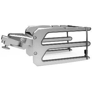 PTM EDGE SWIVEL BUNGEE BOARD RACKS - PAIR - SILVER - Image 2