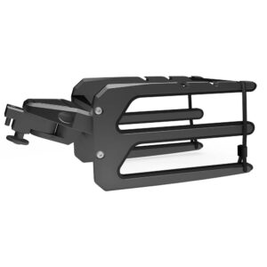PTM EDGE SWIVEL BUNGEE BOARD RACKS - PAIR - BLACK