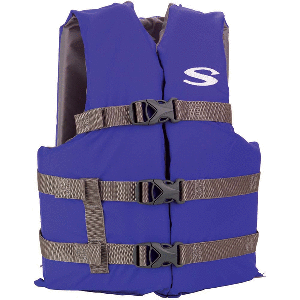 STEARNS CLASSIC YOUTH LIFE JACKET BLUE 50-90 LBS - Image 2