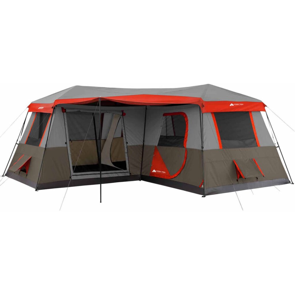 Ozark Trail 12-person 3-room shaped instant cabin tent